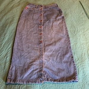Outlaw vintage long length skirt size 9